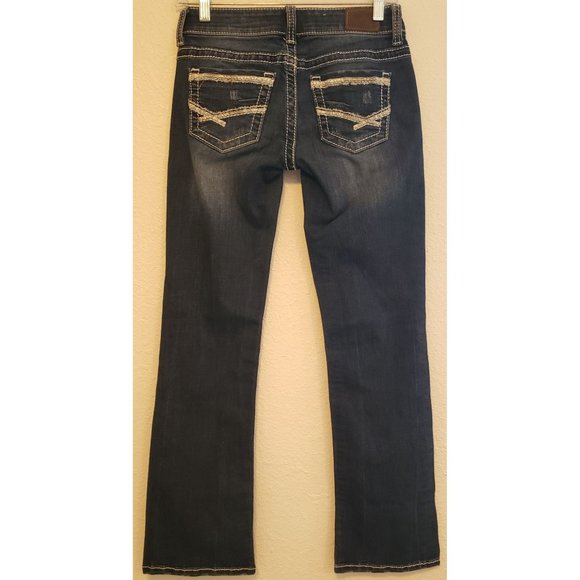 BKE ~ Stella ~ Straight ~ Boot Cut ~ Embroidered Back Pockets ~ Size 24R - Picture 6 of 13